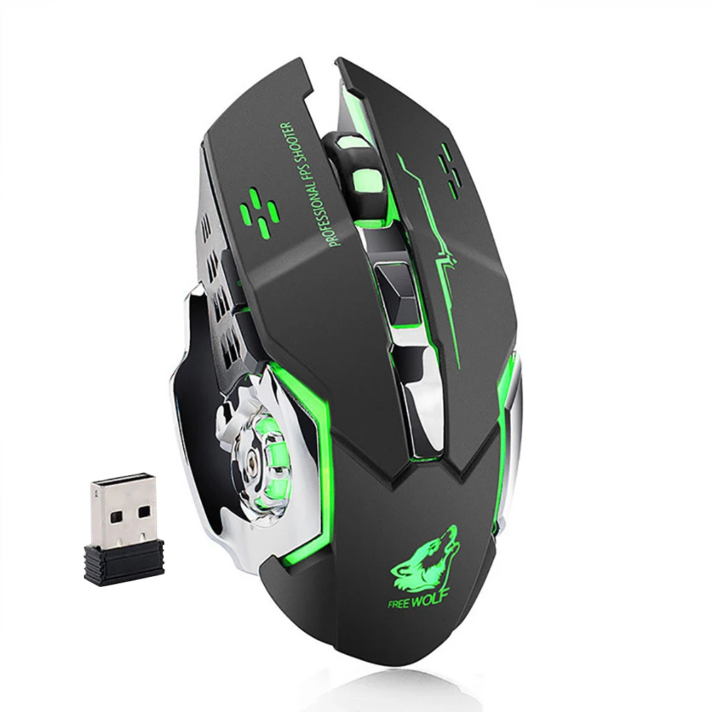 Беспроводная оптическая мышь Free Wolf X8 2 4 ГГц 2400DPI 6 клавиш приемник USB беспроводная |