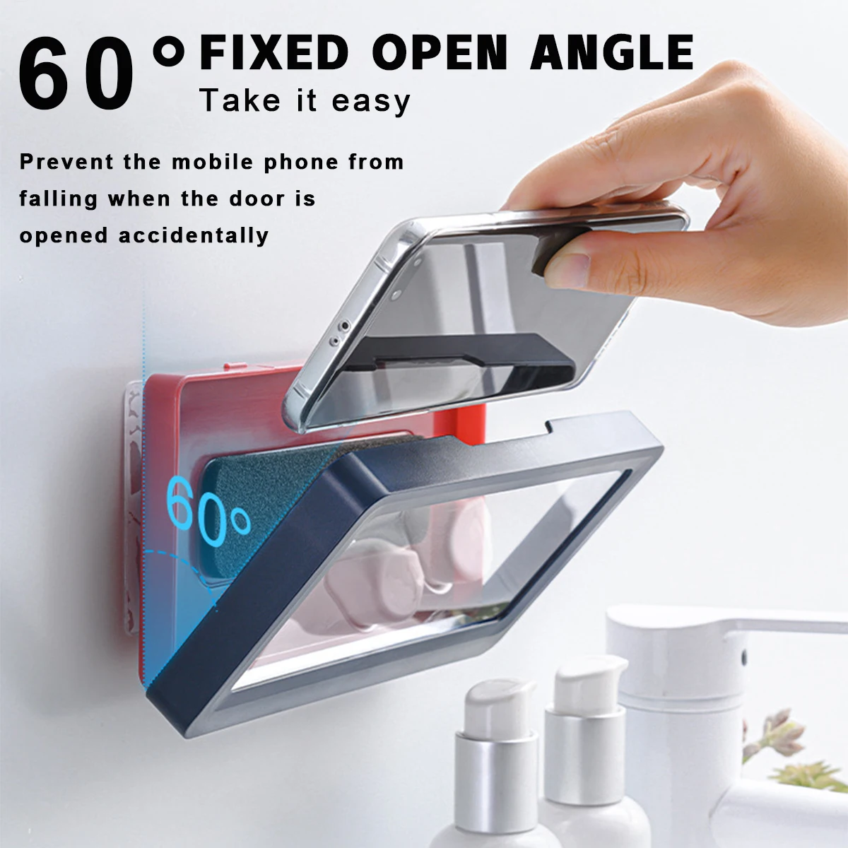 Держатель для телефона душа настенный держатель в ванную комнату