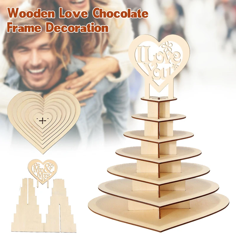 

Деревянное украшение в форме сердца, насадка для отдельной любви, полый орнамент, деревянное изделие для дома, офивечерние, вечеринки