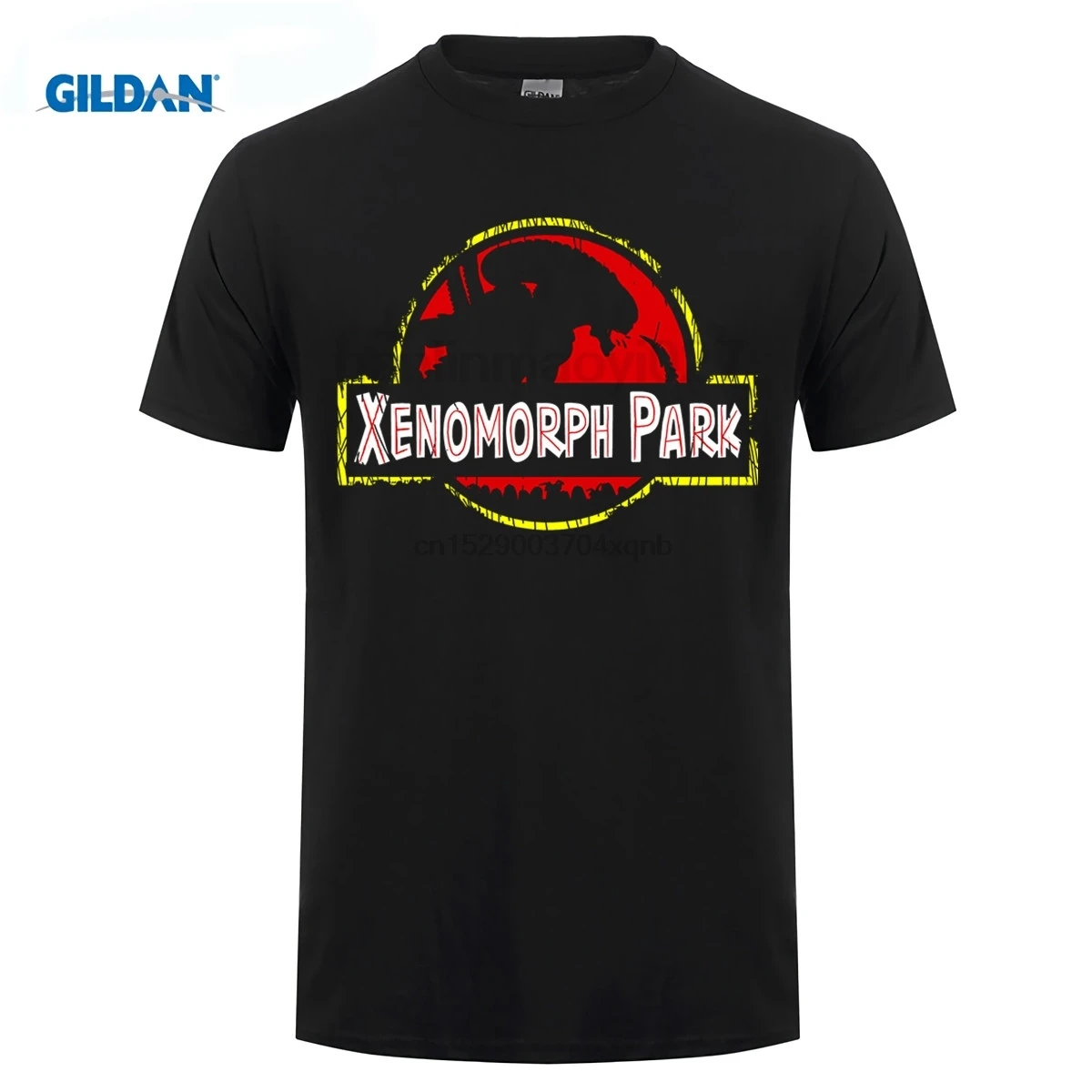 Футболка с логотипом Xenomorph Park Parody|Мужские футболки| |