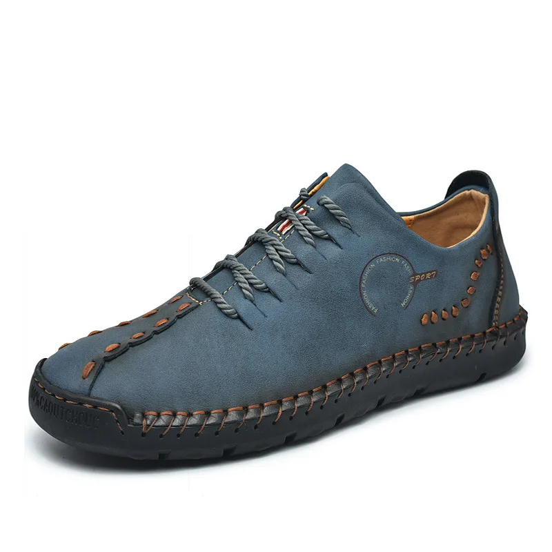 

LEOSOXS Hot Sale Men Shoes Casual Leather Shoes Men Breathable Lightweight Mans Footwear Big Size High Quality Zapatos De Hombre