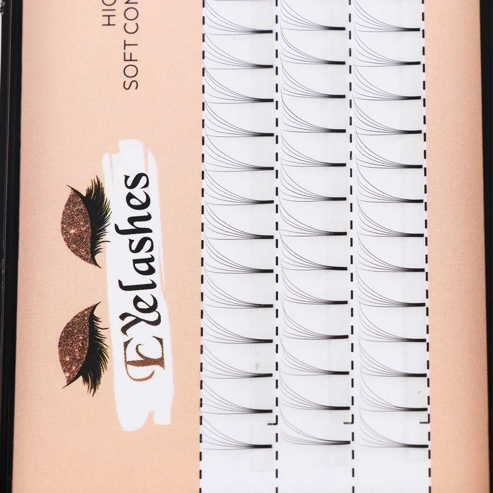 5D русские готовые объемные веера накладные ресницы из искусственной норки