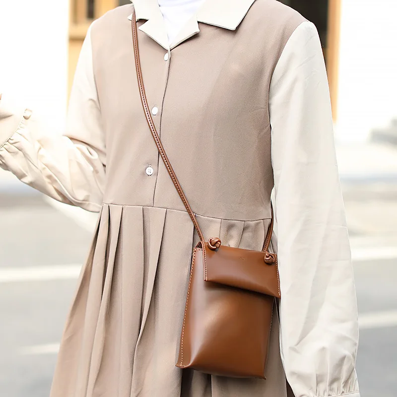 

Small Soft Leather Shoulder Crossbody Women's Bag 2021 Fashion Mini Woman Messenger Bag Handbags Designer Luxury Phone Purses