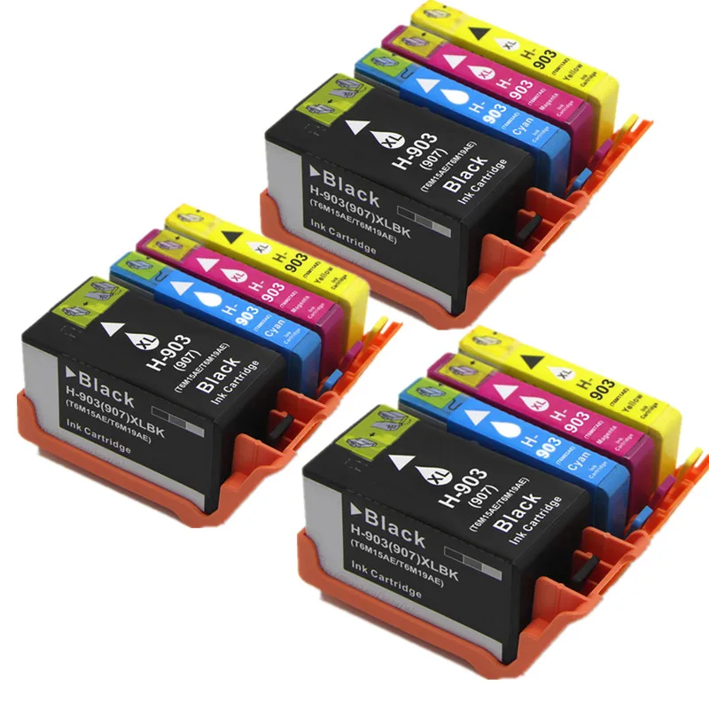 Чернильный картридж с чипом совместим hp 903XL 903 XL HP 907XL для OfficeJet 6950 6956 6970 6960 6961 6963 6964