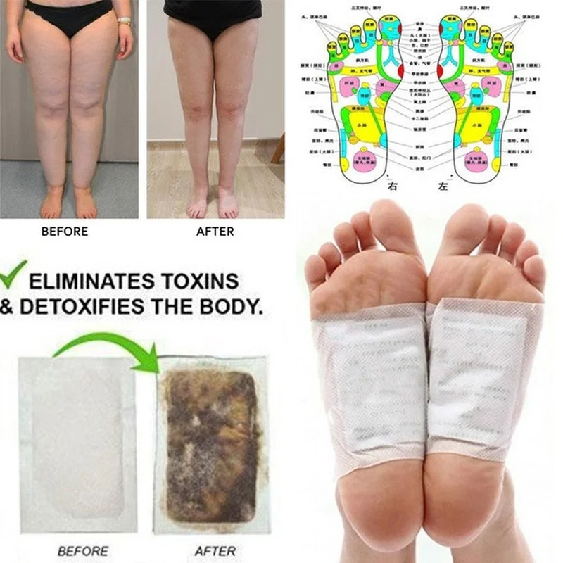 

10PCS/lot DEDOMON Detox Foot Patch Bamboo Pads Patches With Adhersive Foot Care Tool Improve Sleep slimming Foot sticker