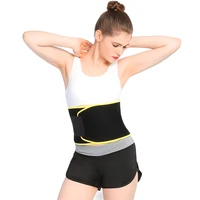 sports yoga slim fit waist trimmer belt fat burning sauna waist trainer exercise weight loss posture fitness adjustable support