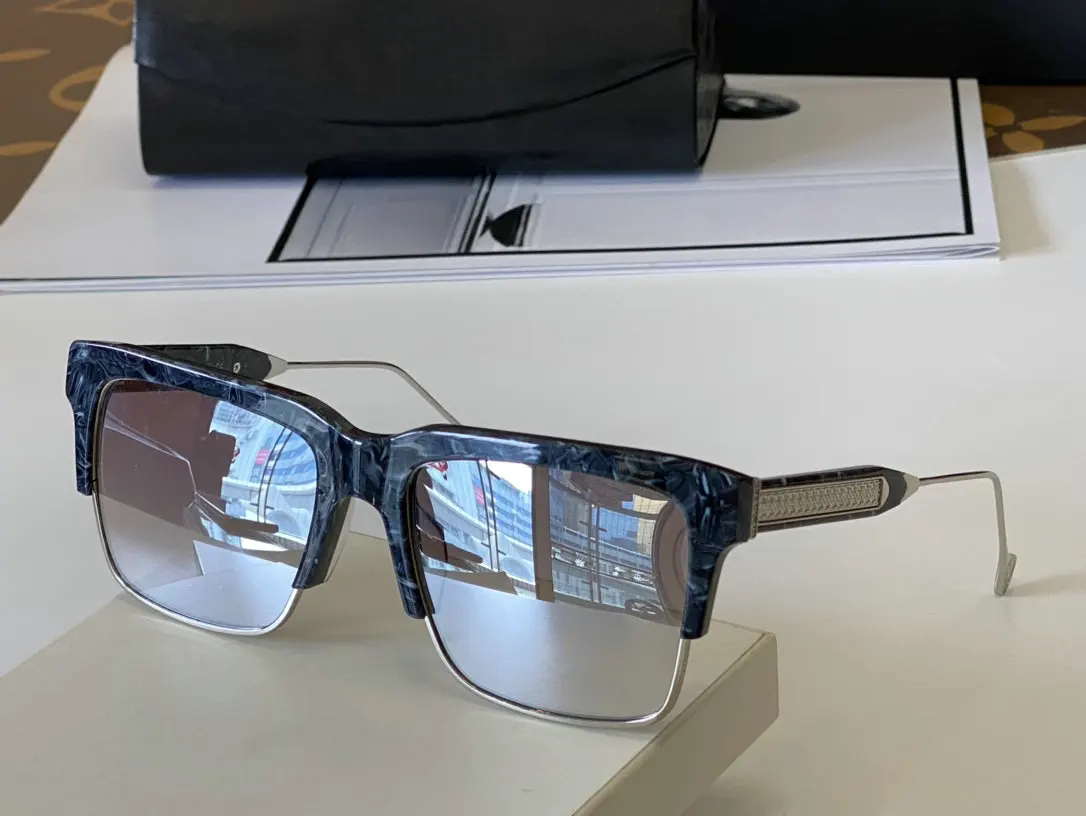 

New Trendy Oversize Maybah Sunglasses Women Luxury Fashion Gradient Rimless Shaded Big Metal Frame Square Sun Glasses Men Uv400