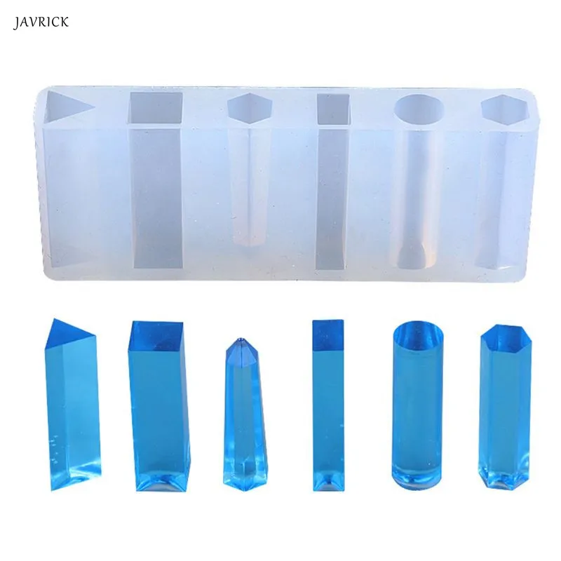 

Форма JAVRICK для УФ эпоксидной смолы, сделай сам, подвеска, ювелирные изделия, кристалл, силиконовые формы, шестигранная, круглая, геометрическ...