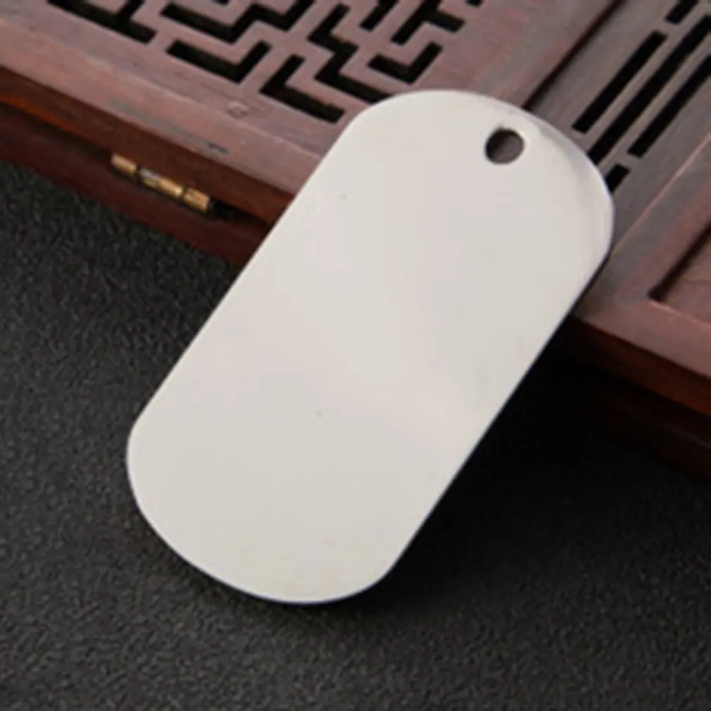 1 шт. военный бренд мужское ожерелье европейская Подвеска из титановой стали