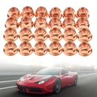 24 шт., медные гайки для BMW 3 серии E30