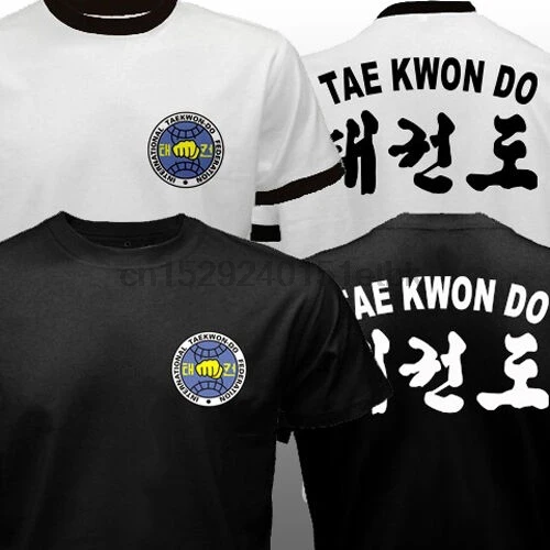 New Korean ITF international Taekwon-Do Federation Full Contact T-shirt
