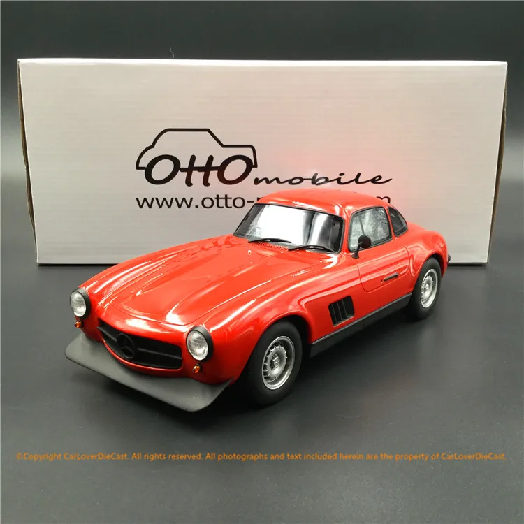 

OttO Mobile 1:18 Benz 300SL AMG OT311 Resin Car Metal Diecast Model Race Car Kids Toys Gift