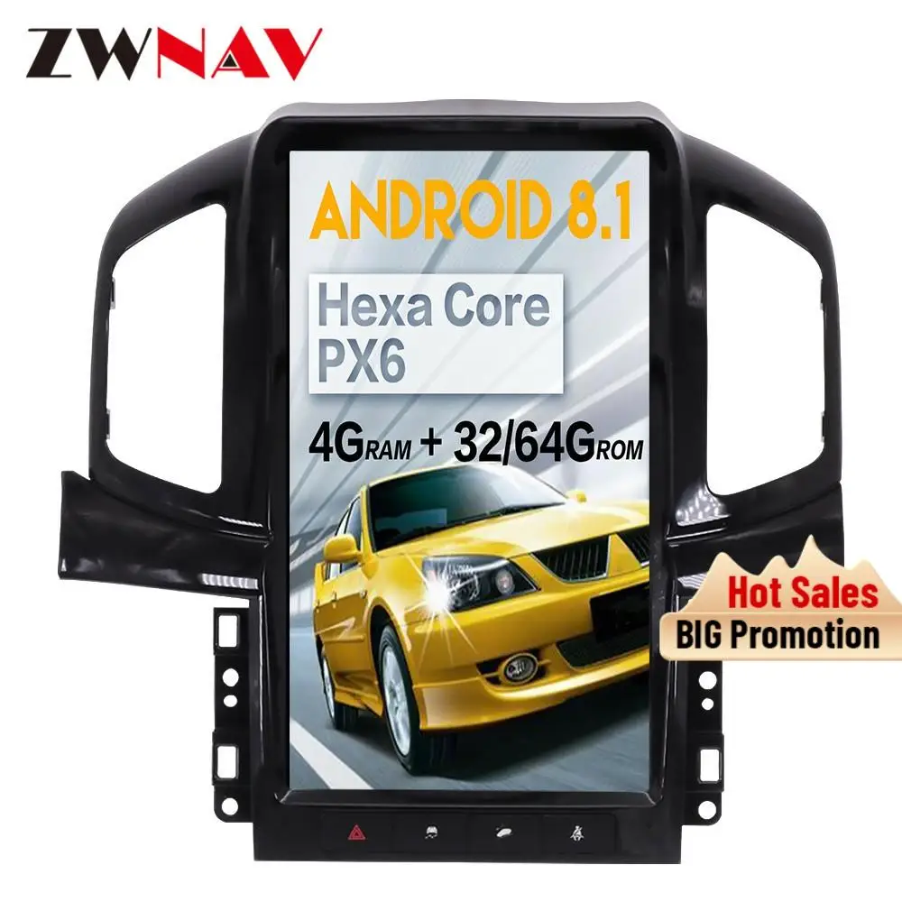 Автомагнитола в стиле Tesla для Chevrolet Captiva 2013 2014 2015 2016 2017 2018 2019 Android