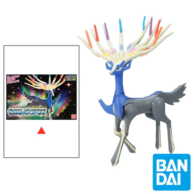 

Bandai Pokemon Figures Pikachu Eevee Assembly Model Various Types Action Pvc Collection Model Toy Anime Figure Toys for Kids