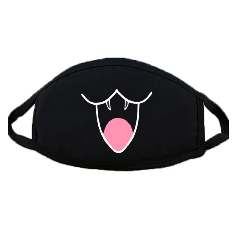 Новый Симпатичный респиратор для празднивечерние с тигровыми зубьями теплая