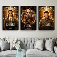 marvel superhero loki movie canvas painting poster anime and print nordic wall art canvas painting room home decoration avengers