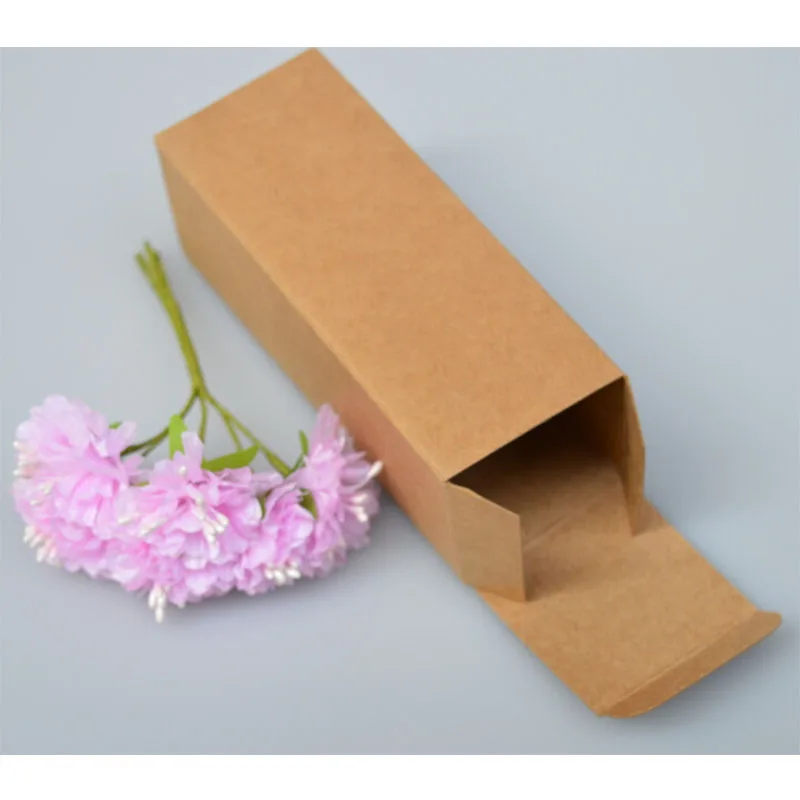 

24 sizes Large small long krfat paper cardboard Cosmetic essential oil package box rectangle Perfume Bottle Packaging paper Box