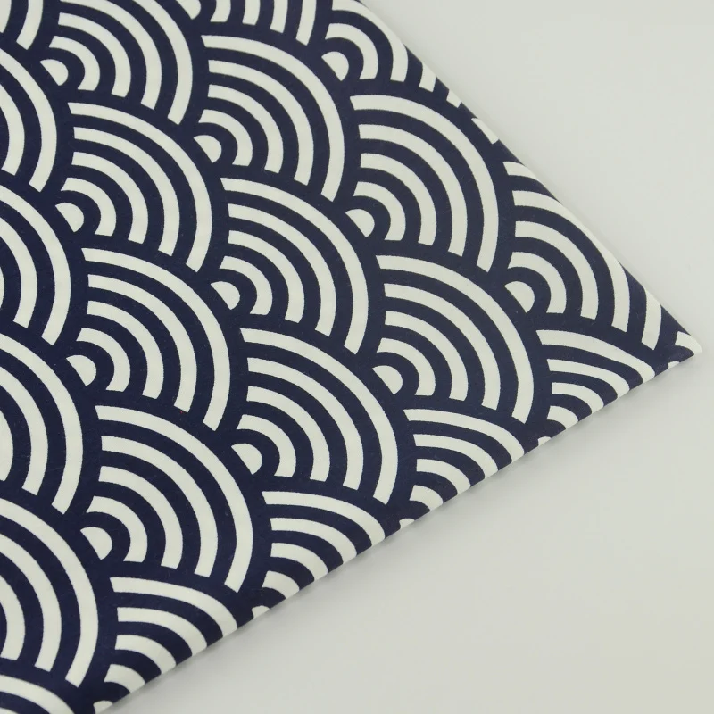 Твиловая хлопчатобумажная ткань темно-синего цвета домашний текстиль на