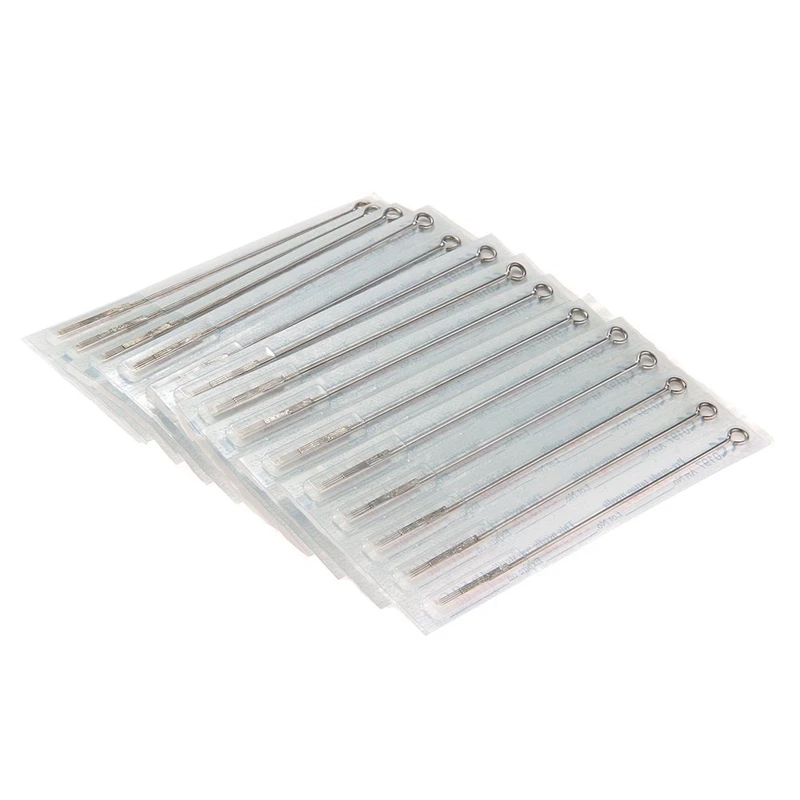 

50 Disposable Sterile Tattoo Needles Stainless Steel Magnumr Size 7M1