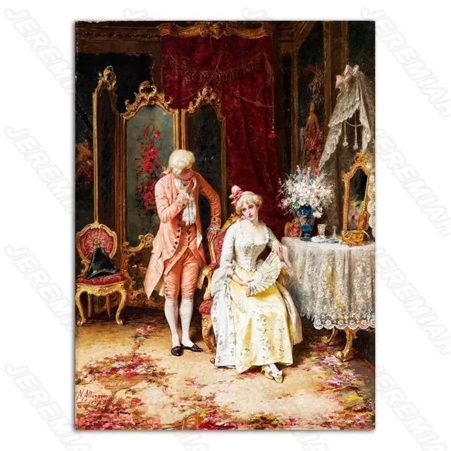 

Nordic Style Home Decor Oil Painting Character Nordic Style Waterproof Ink Print Art Hd Painting Modern Bedroom Wall Stickers