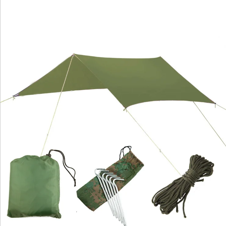 

Outdoor multifunctional canopy waterproof sunscreen beach pergola shade tent light and thin moisture-proof mat floor mat