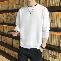 long sleeved sweater mens tide brand 2021 new spring and autumn casual thin loose loose breathable round neck trend