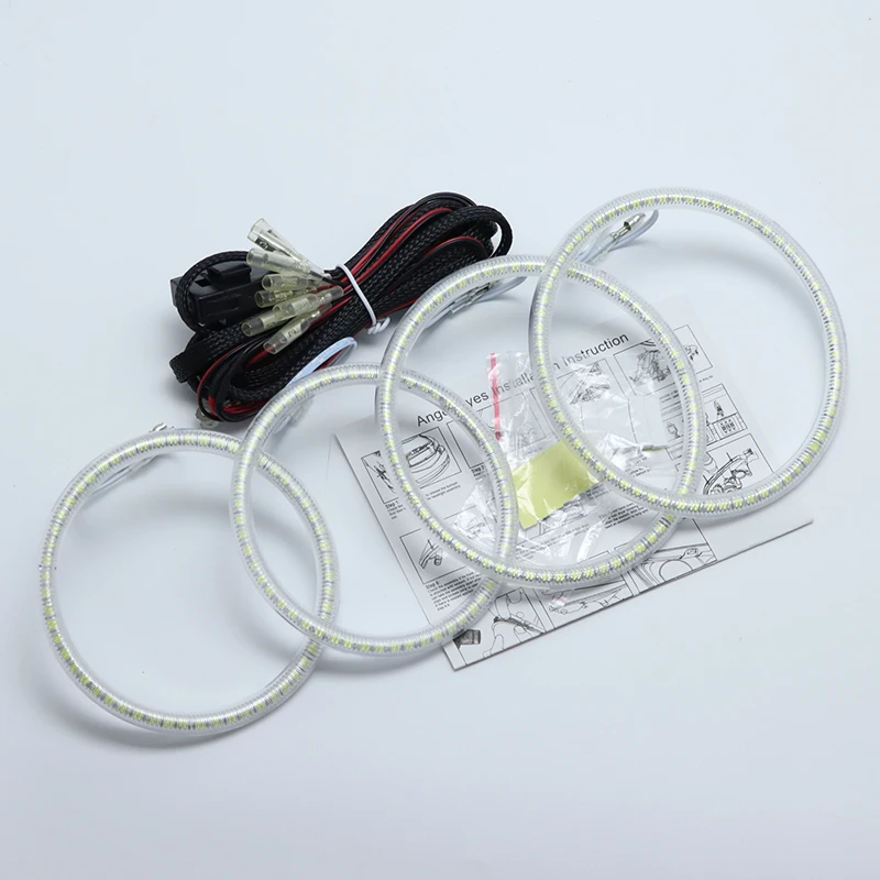 Для Porsche Cayenne 957 2007 2008 2009 ультра яркий SMD белый светодиодный ангельские глазки 2600LM