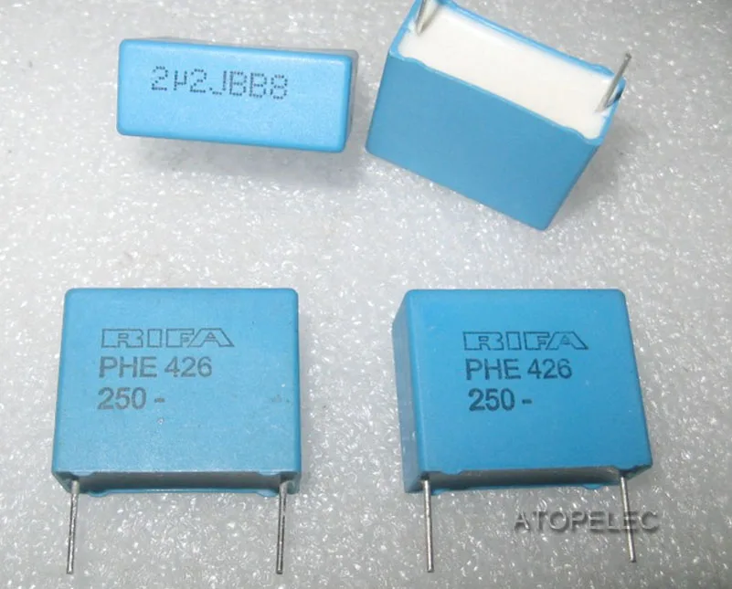 2.2uF 250V 1 шт. RIFA PHE426 5% MKP пленочный конденсатор Hi-Fi аудио 0,47 мкФ/1 мкФ/2,2 мкФ 250 В/400 В - Объем: 2.2uF 250V