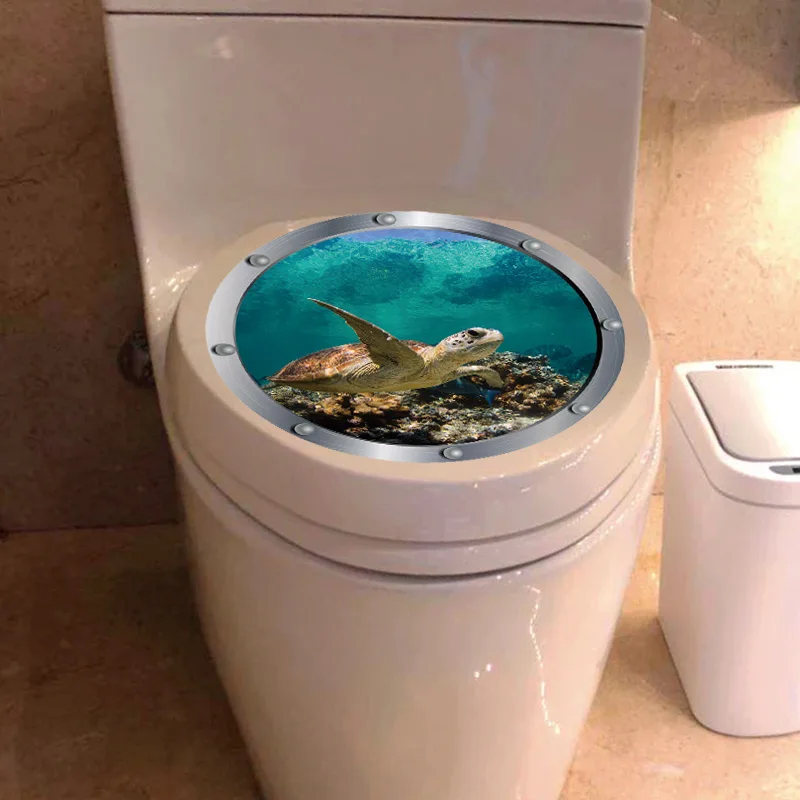 3D наклейки на стену обои морская черепаха океан мир настенные художественные