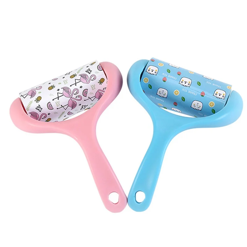 

Lint Rollers Dust Cleaning Tool Bed Sofa Clothes With Handle Can Change Sticky Paper Manual Sticky Hair Dust Brush Remover GY