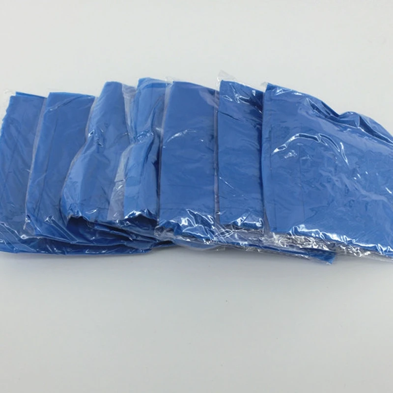 

30 Pairs Disposable Shoe Covers Blue Rain Shoes and Boots Cover Plastic Long Shoe Cover Clear Waterproof 68X36cm
