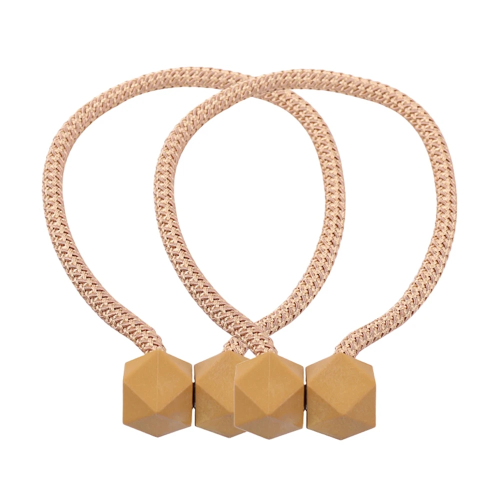 

2PCS Magnetic Curtain Tiebacks Decorative Curtain Tiebacks For Home Office Hotel Window Decoration Pretty And Fashion