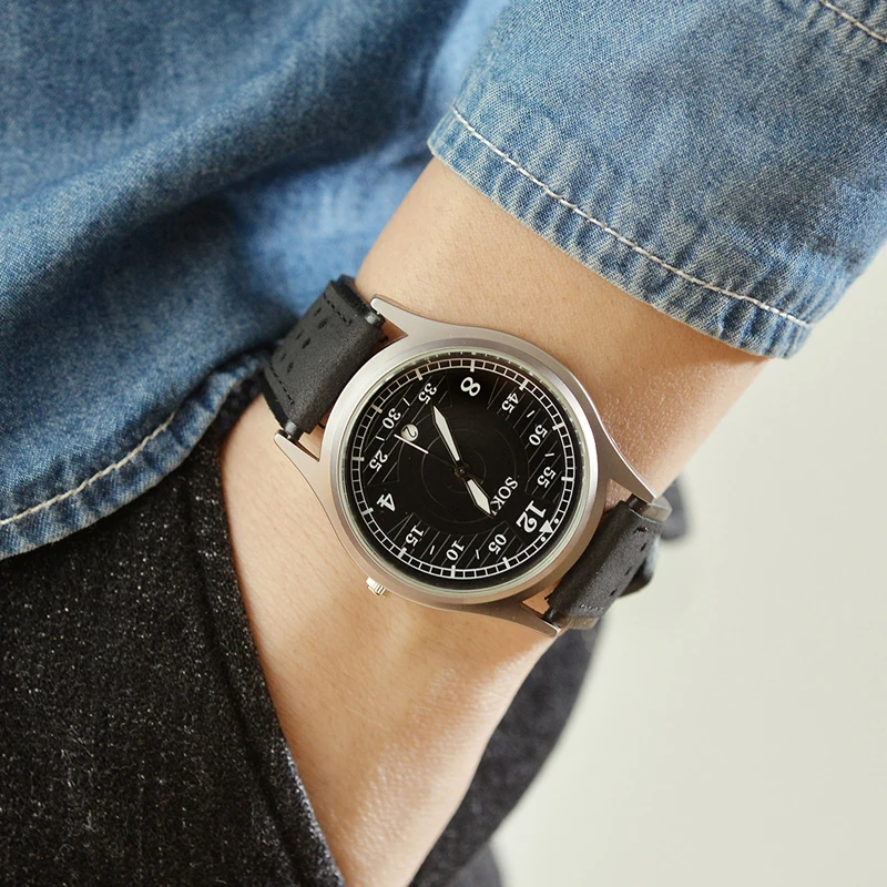 

Montre Homme Retro Gentleman Casual Men Watch Fashion Business Party Quartz Leather Belt Male Analog Clocks Belt WirstWatch