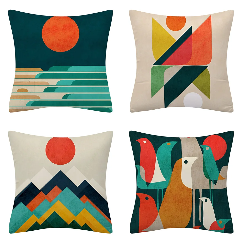 

Абстрактная ручная роспись искусство наволочка гостиная спальня офис диван наволочка домашний декор наволочка