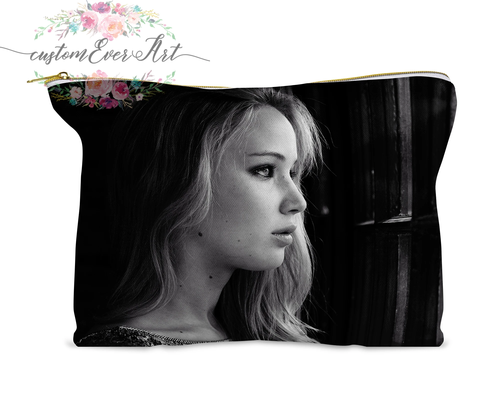 Косметичка Дженнифер Лоуренс персонализированная маленькая косметичка