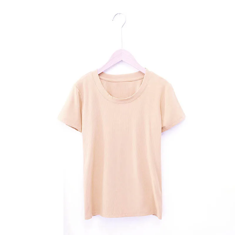 

2021 Classic high-quality casual soft short-sleeved breathable women's T-shirt