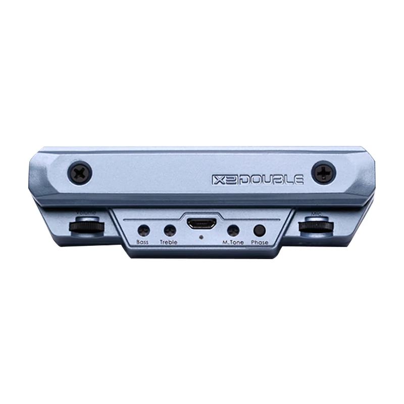 Khaki Gray Двойной X0 гитарный звукосниматель для профессиональной классической акустической гитары, усилитель звукового отверстия, преобразователь музыкальных инструментов, набор звукоснимателей - Цвет: Khaki Gray
