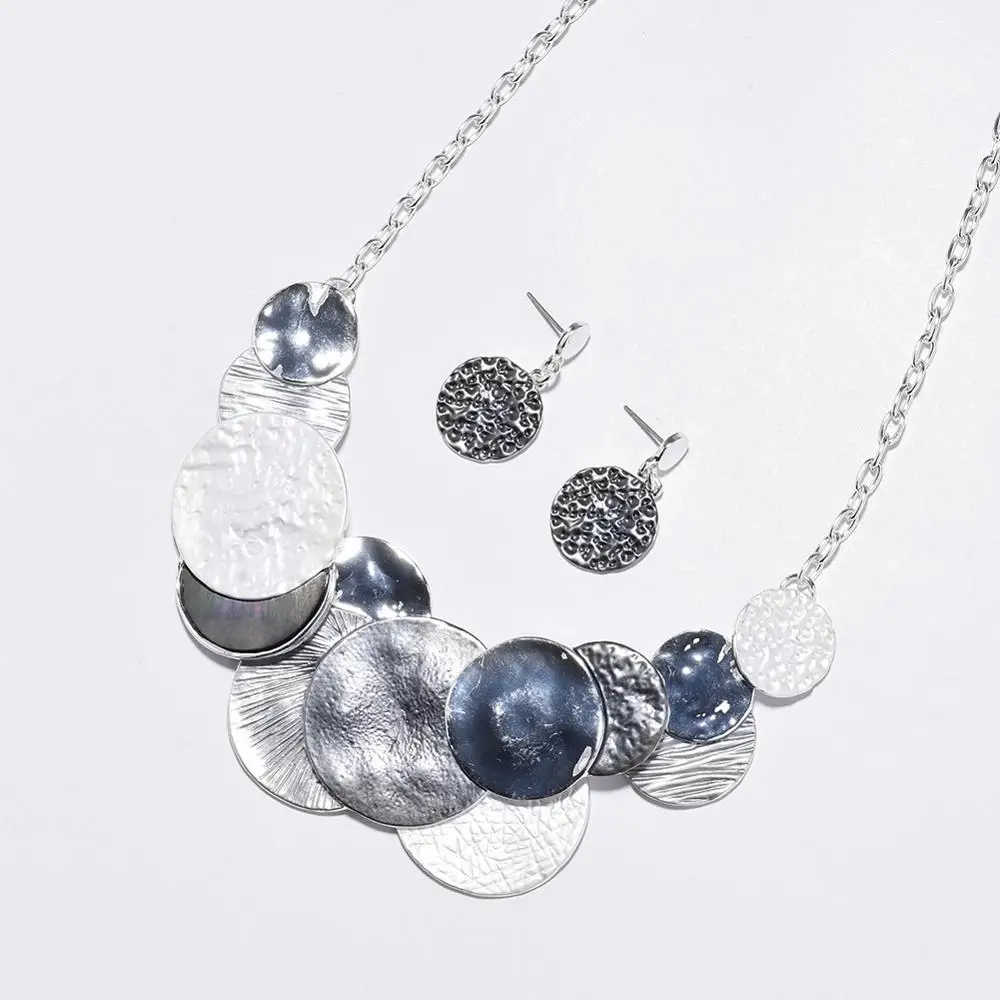 Модный большой чокер с подвеской ожерелье ожерелья цепочкой 2020 Ювелирные наборы