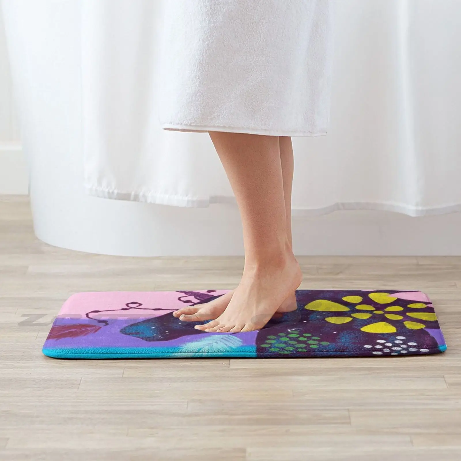 Коврик Indie с единорогом от жасмина противоскользящий мягкий ковер поглощением