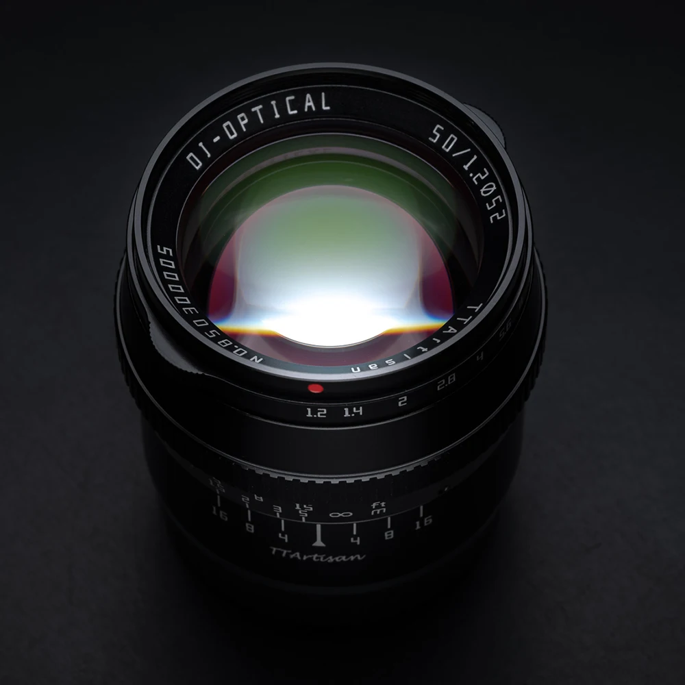 TTArtisan 50 мм F1.2 Камера объектив с фиксированным фокусным расстоянием для Canon M