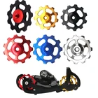 10T11T13T MTB велосипед задний переключатель шкив Горный Дорожный велосипед Сталь подшипник механизмы переключения передач роликовый подшипник натяжного колеса Запчасти