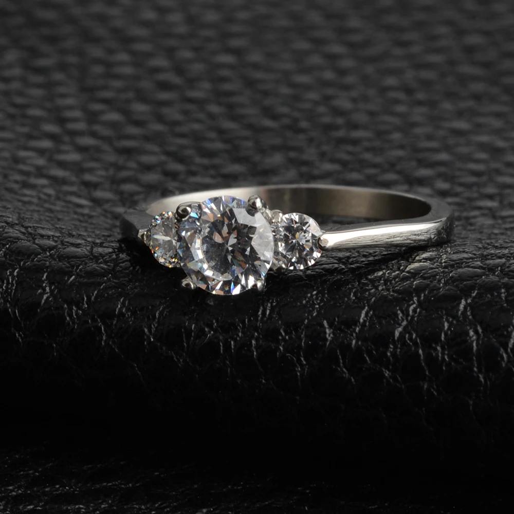 Модные ювелирные изделия из нержавеющей стали с кубическим цирконием