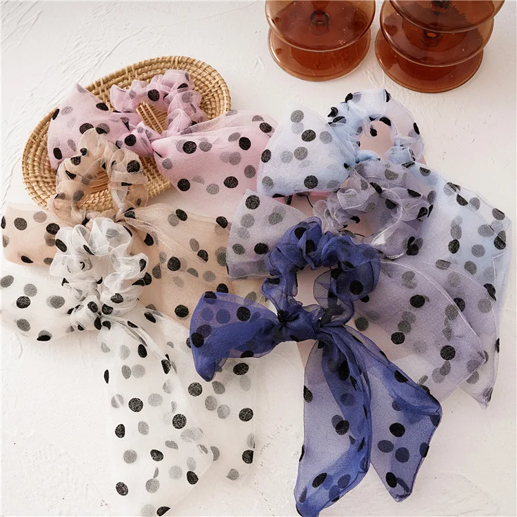 Новинка 2020 брендовые узорные ножницы дизайн банты для волос резинки женщин милый