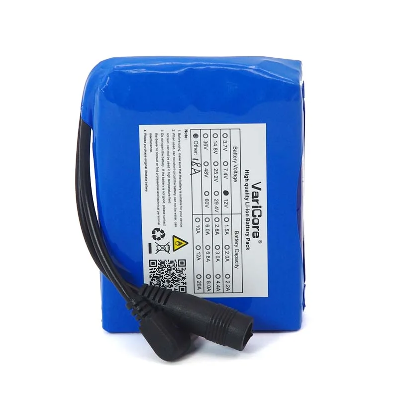 VariCore 12 6 V 18000 мА/ч полимерная литиевая батарея 12v 18ah для Светодиодный светильник