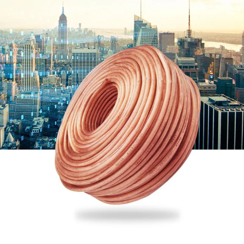 Медный многожильный электрический кабель 1 м/лот 25 квадратных медных проводов