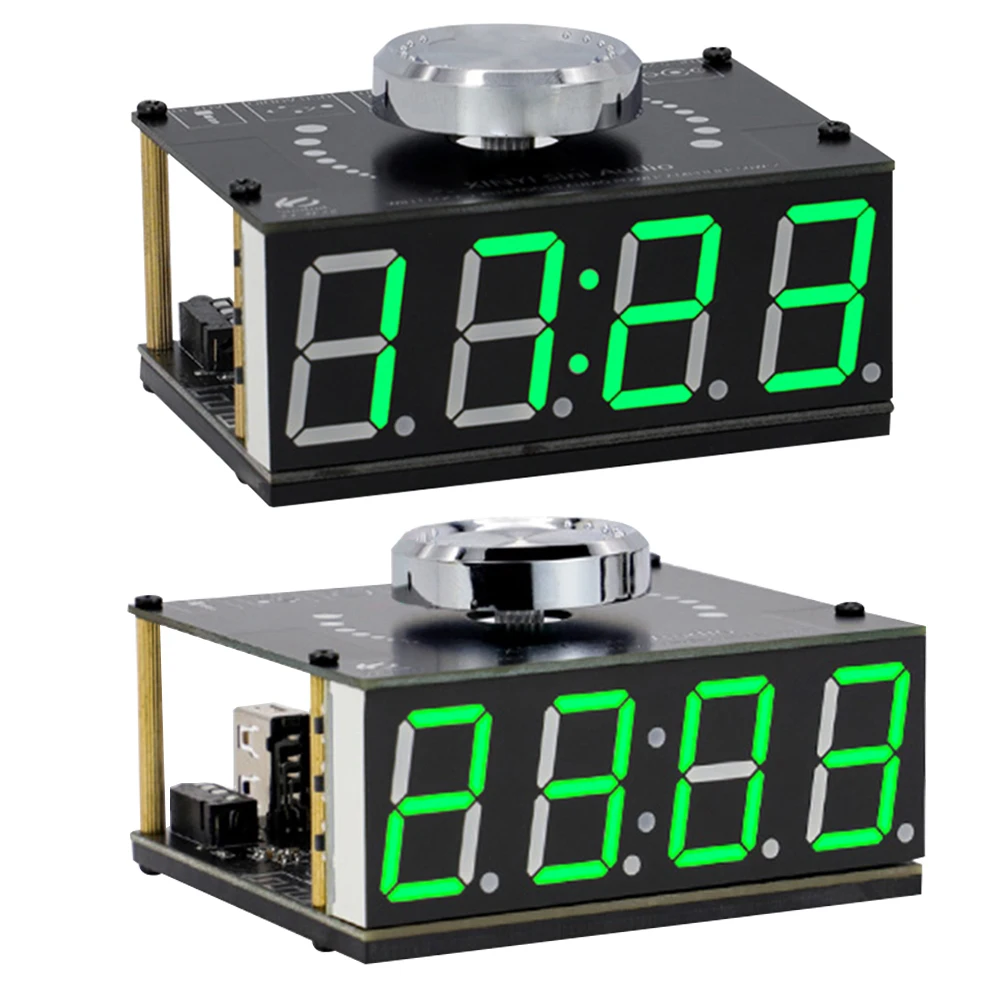 

With WIFI clock time BT 5.0 Digital Power Audio Amplifier board 50WX2 Stereo AMP Amplificador Home Theater AUX USB W50L