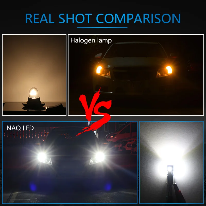 NAO H21W T4W BA9S светодиодный Blub BAX9S BAY9S 12 В 24 H6W для Audi A3 автомобильные задние