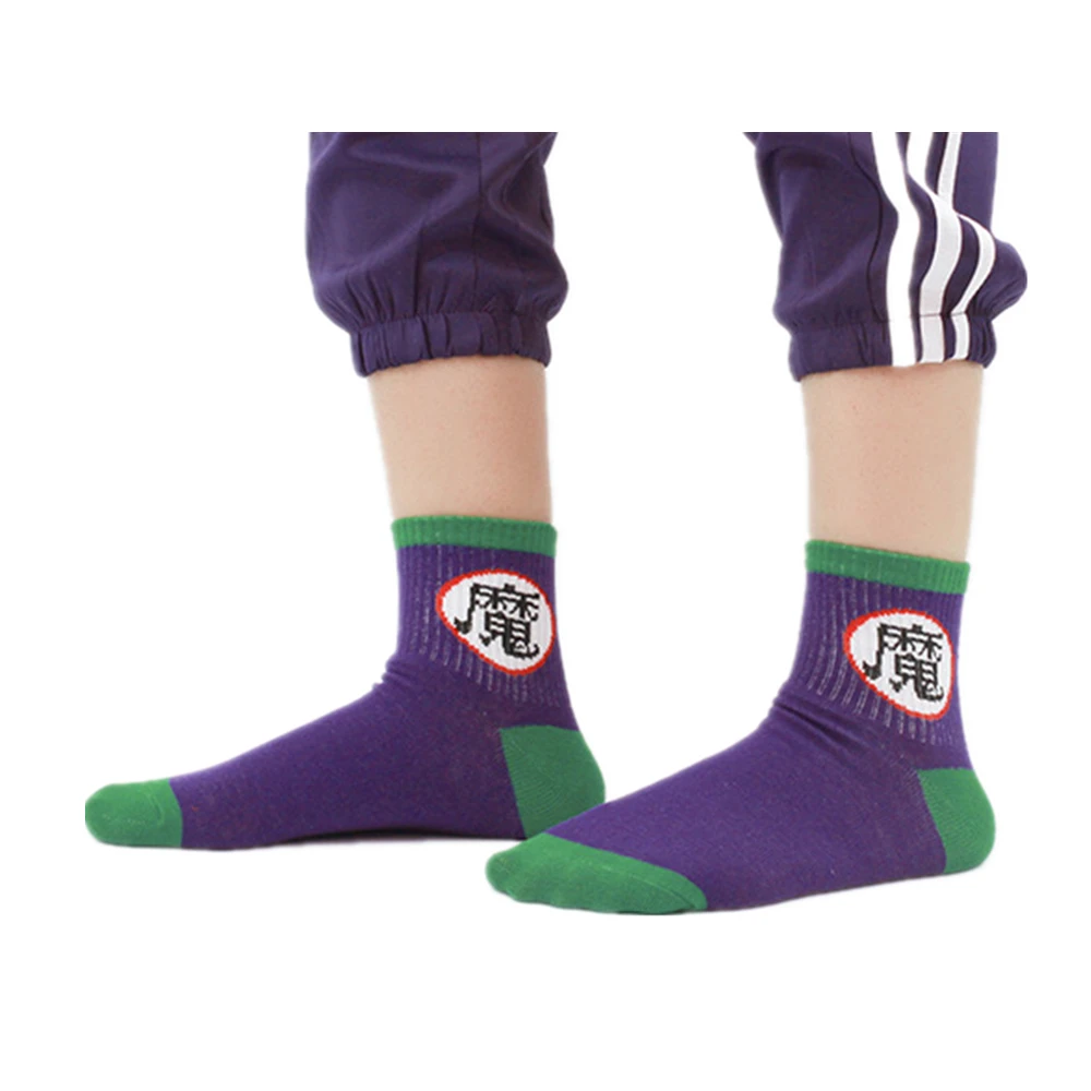 Японские Аниме забавные короткие носки Harajuku уличная мода мультяшный тренд