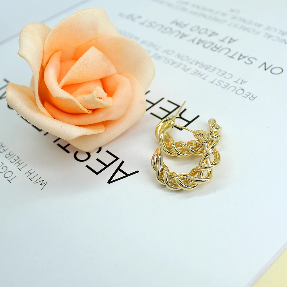 

Vintage Trendy Simple Spiral Shaped Design Geometric Stud Earrings For Unisex Punk Style Fashion Pop Elegant Jewelry Party Gift