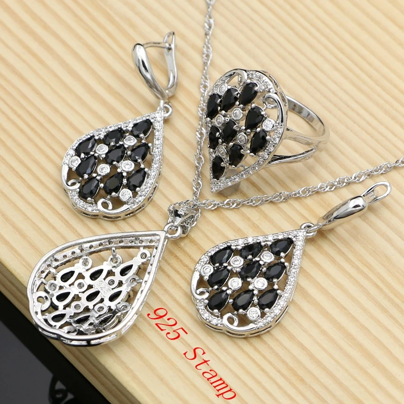 Женский маскарадный комплект из ожерелья и серёг стерлингового серебра 925 пробы |